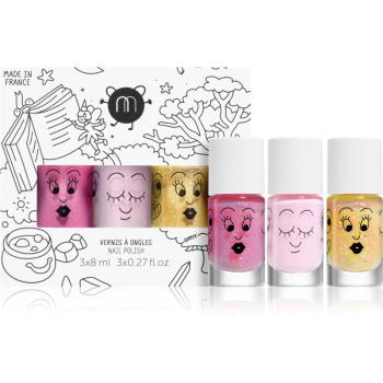 Nailmatic Kids set de lacuri de unghii Dolly, Bella, Lulu (pentru copii)