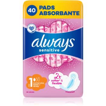 Always Sensitive Normal Plus absorbante fara parfum 40 buc