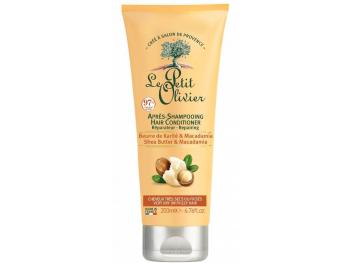 Le Petit Olivier Balsam regenerant pentru păr uscat, Unt de shea și ulei de macadamia(Hair Conditioner) 200 ml