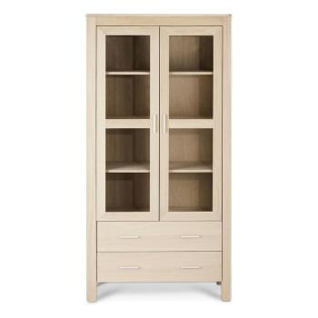 Vitrină în culoare naturală cu aspect de lemn de stejar 100x190 cm Paris – Furnhouse