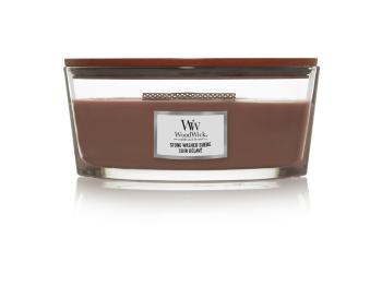 WoodWick Lumânare parfumată in vază Stone Washed Suede 453 g