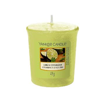 Yankee Candle Lumânare aromatică votivă Lime and Coriander 49 g