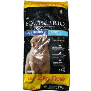 Equilibrio Puppy Large Breed 12 kg + 2 kg Cadou