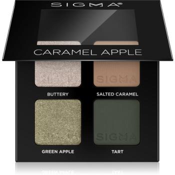 Sigma Beauty Quad paletă cu farduri de ochi culoare Caramel Apple 4 g