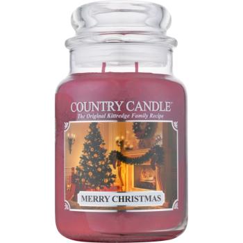 Country Candle Merry Christmas lumânare parfumată 652 g