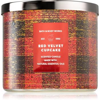 Bath & Body Works Red Velvet Cupcake lumânare parfumată 411 g