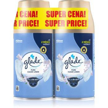 GLADE Pure Clean Linen automat de odorizare a aerului rezervă 2x269 ml