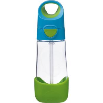 B.Box Bottle with Straw biberon cu pai Blue Green 450 ml