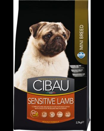 FARMINA Cibau Sensitive Lamb MINI hrana caini rasa mica cu sistem digestiv sensibil, miel 2,5 kg