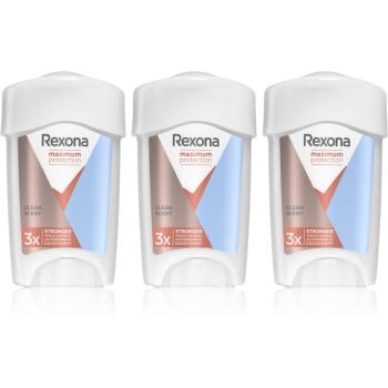 Rexona Maximum Protection Clean Scent crema antiperspirantă pentru a reduce transpirația (ambalaj economic)