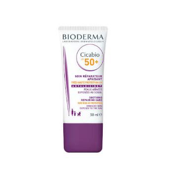 Bioderma Cremă reparatoare si calmantă Cicabio SPF 50+ (Soothing Repairing Care ) 30 ml