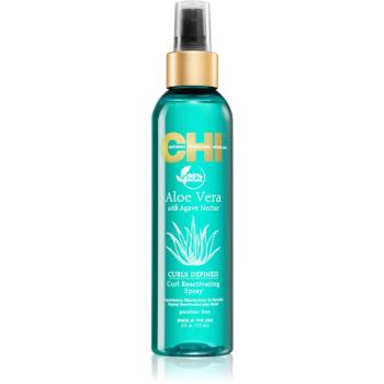 CHI Aloe Vera Curl Reactivating spray hidratant pentru par ondulat si cret 177 ml