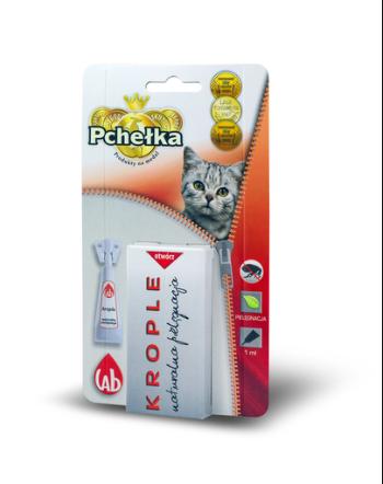 PCHEŁKA Picaturi impotriva puricilor si capuselor, pentru pisici 1.0 ml