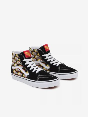 Vans Flame Logo Repeat Sk8-Hi Teniși pentru copii Negru