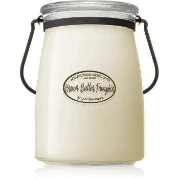 Milkhouse Candle Co. Creamery Brown Butter Pumpkin lumânare parfumată  Butter Jar 624 g