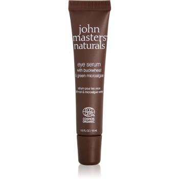 John Masters Organics Buckwheat & Green Microalgae Eye Serum ser de ochi pentru fermitate impotriva ridurilor si a punctelor negre 15 ml