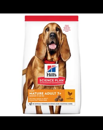 HILL'S Science Plan 7+ Dog Mature Light Medium Chicken 14 kg