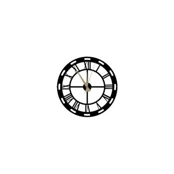 Ceas de perete Roman Clock, 48 x 50 cm, negru