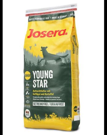JOSERA dog junior Youngstar Grainfree Hrana uscata pentru catelusi15 kg + Josera geanta bumbac GRATIS