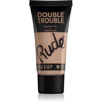 Rude Cosmetics Double Trouble Machiaj si anticearcan cremos intr-unul singur culoare 87932 Fair 30 ml