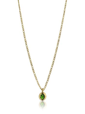 Emily Westwood Colier atemporal placat cu aur cu zircon Laila EWN23090G