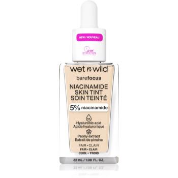 Wet n Wild Bare Focus Niacinamide Skin Tint machiaj ușor de hidratare culoare Fair 32 ml