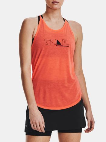 Under Armour UA Run Trail Tank Maieu Portocaliu