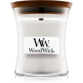 Woodwick Warm Wool lumânare parfumată  cu fitil din lemn 85 g