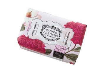 Panier des Sens Săpun natural extra moale cu unt de shea Magnolia Peony (Extra-Soft Vegetable Soap) 200 g