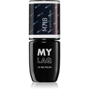 MYLAQ UV Gel Polish lac de unghii sub forma de gel culoare My Winter Evening 5 ml