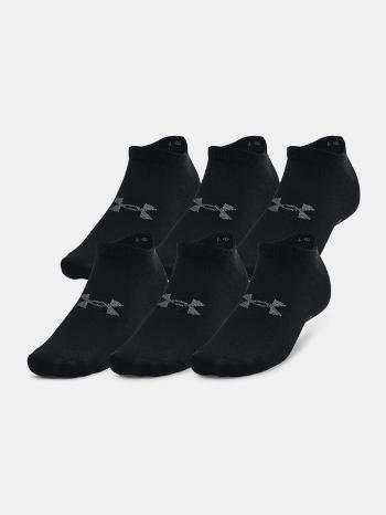 Under Armour UA Essential No Show Șosete 6 perechi Negru