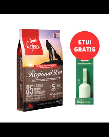 ORIJEN Regional Red 6 kg + EARTH RATED Etui - saci fara parfum 15 buc GRATIS