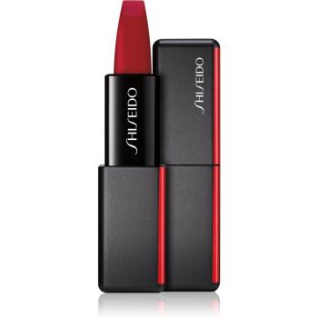 Shiseido ModernMatte Powder Lipstick Ruj mat cu pulbere culoare 515 Mellow Drama (Crimson Red) 4 g