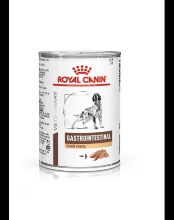 ROYAL CANIN Veterinary Gastrointestinal High Fibre 6 x 410 g pateu pentru câini cu tulburări digestive