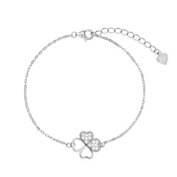 AGAIN Jewelry Brățară favorită din argint Trifoi cu patru foi AJNR0018