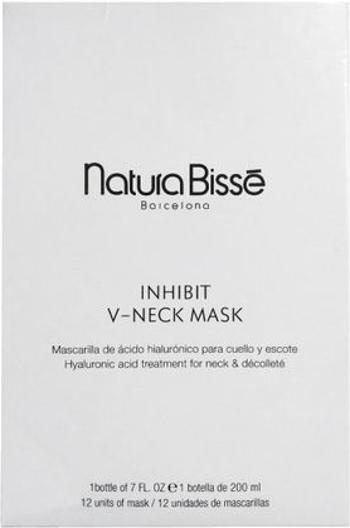 Natura Bissé Mască hidratantă pentru gât și decolteu cu acid hialuronic Inhibit (V-Neck Mask) 12 buc