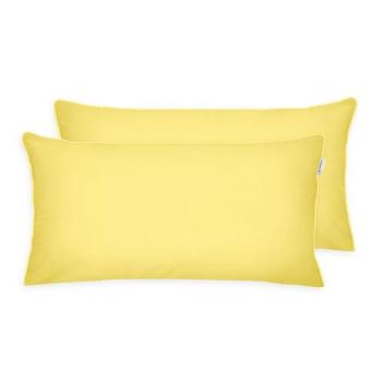 Față de pernă din Percale Tom Tailor Light Lemon - Sky blue, 40 x 80 cm