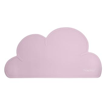 Suport din silicon pentru masă Kindsgut Cloud, 49 x 27 cm, roz