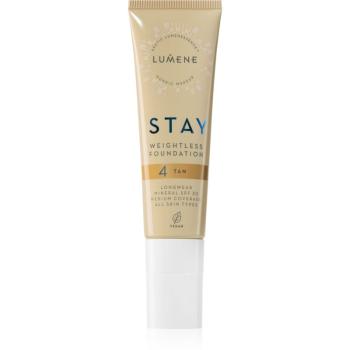 Lumene Stay Weightless machiaj lichid cu un finisaj mat SPF 30 culoare 4 Tan 30 ml