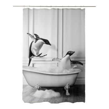 Perdea de duș 175x180 cm Showe Penguin – Little Nice Things