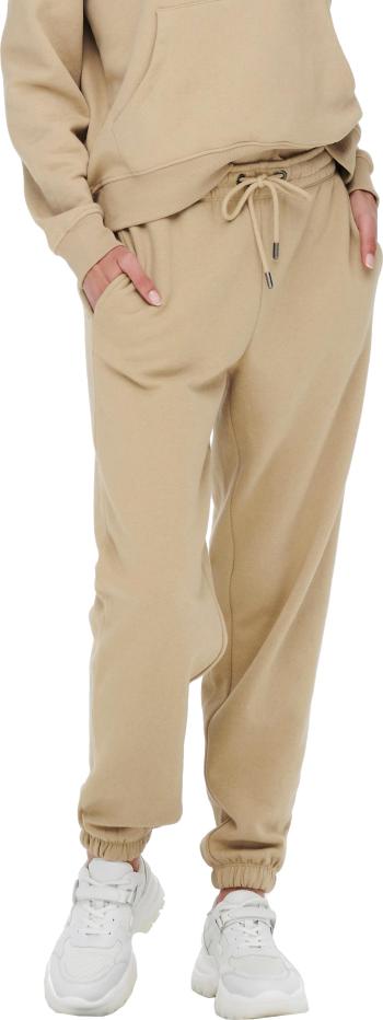 ONLY Pantaloni de trening pentru femei ONLFEEL LIFE 15243747 Humus XL/34