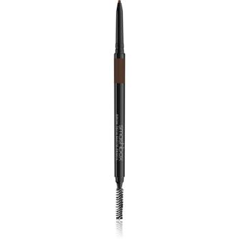 Smashbox Brow Tech Matte Pencil creion pentru sprancene cu pensula culoare Brunette 0.09 g