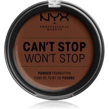 NYX Professional Makeup Can't Stop Won't Stop pudra machiaj culoare 22.7. Deep Walnut 10.7 g
