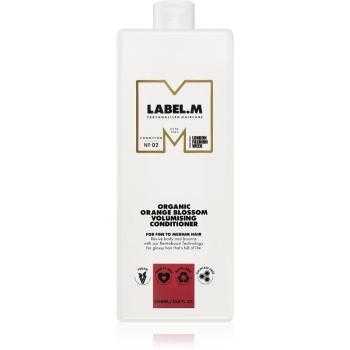 label.m Organic Orange Blossom Volumising Conditioner balsam pentru volum și rezistanță 1000 ml