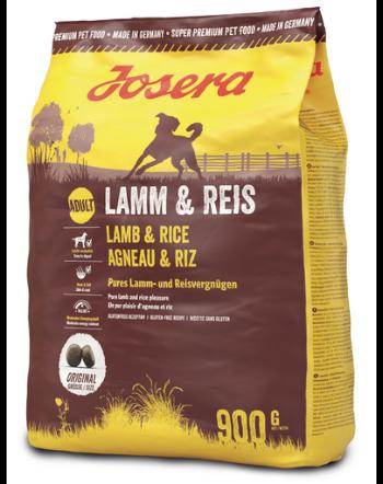 JOSERA Lamb &amp; Rice hrana uscata caini adulti, miel si orez 900g