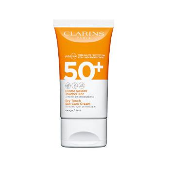 Clarins Cremă pentru bronz SPF 50+ (Dry Touch Sun Care Cream) 50 ml
