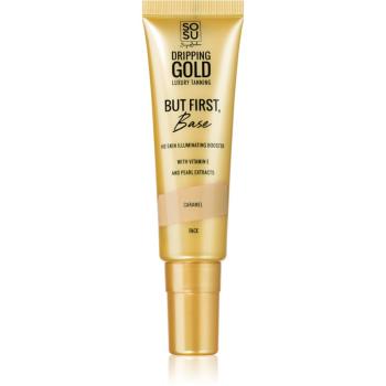 Dripping Gold But First Base bază de machiaj iluminatoare culoare Caramel 30 ml