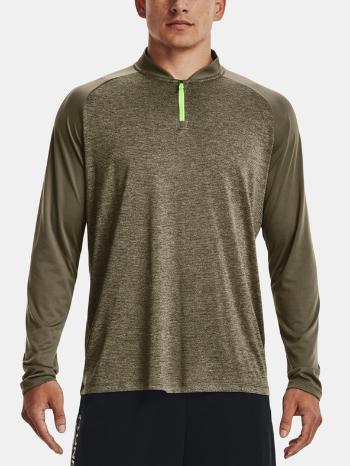 Under Armour UA Tech 2.0 Novelty 1/4 Zip Tricou Verde