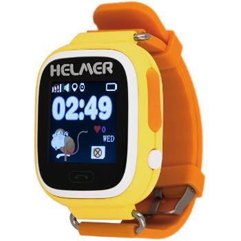 Helmer Ceas tactil inteligent, cu localizator GPS galben