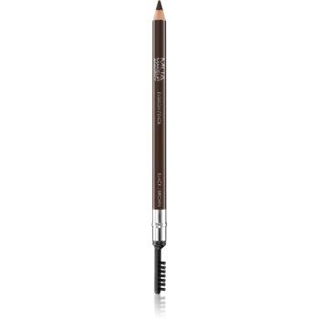 MUA Makeup Academy Eyebrow Pencil creion pentru sprancene cu pensula culoare Dark Brown